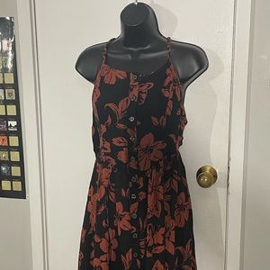 Free People printed midi dress